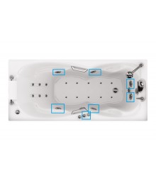 Гидромассаж с двигателем 0.9 Квт Sirem